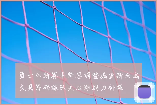 勇士队新赛季阵容调整威金斯或成交易筹码球队关注即战力补强